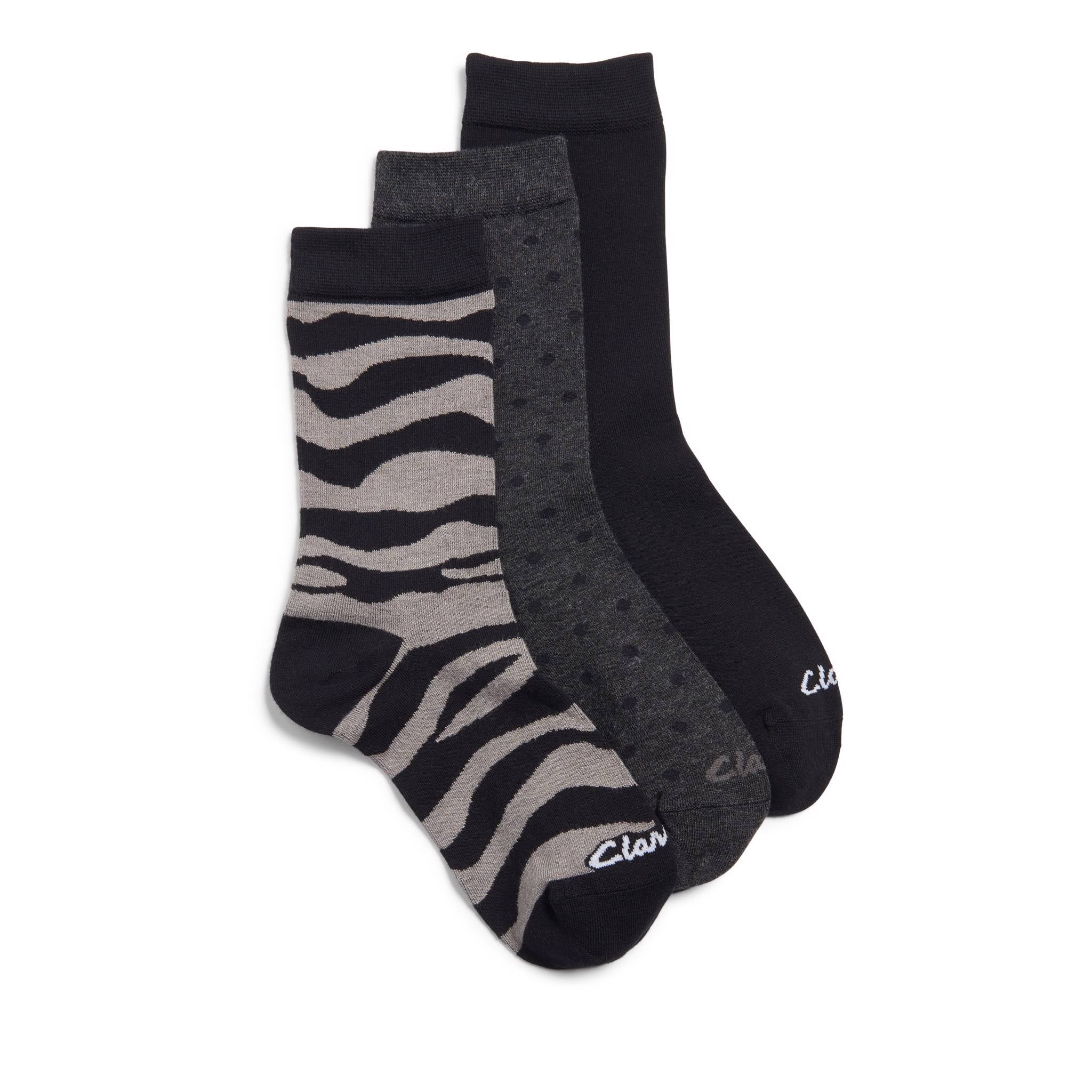 Long Casual Socks 3 Pack W