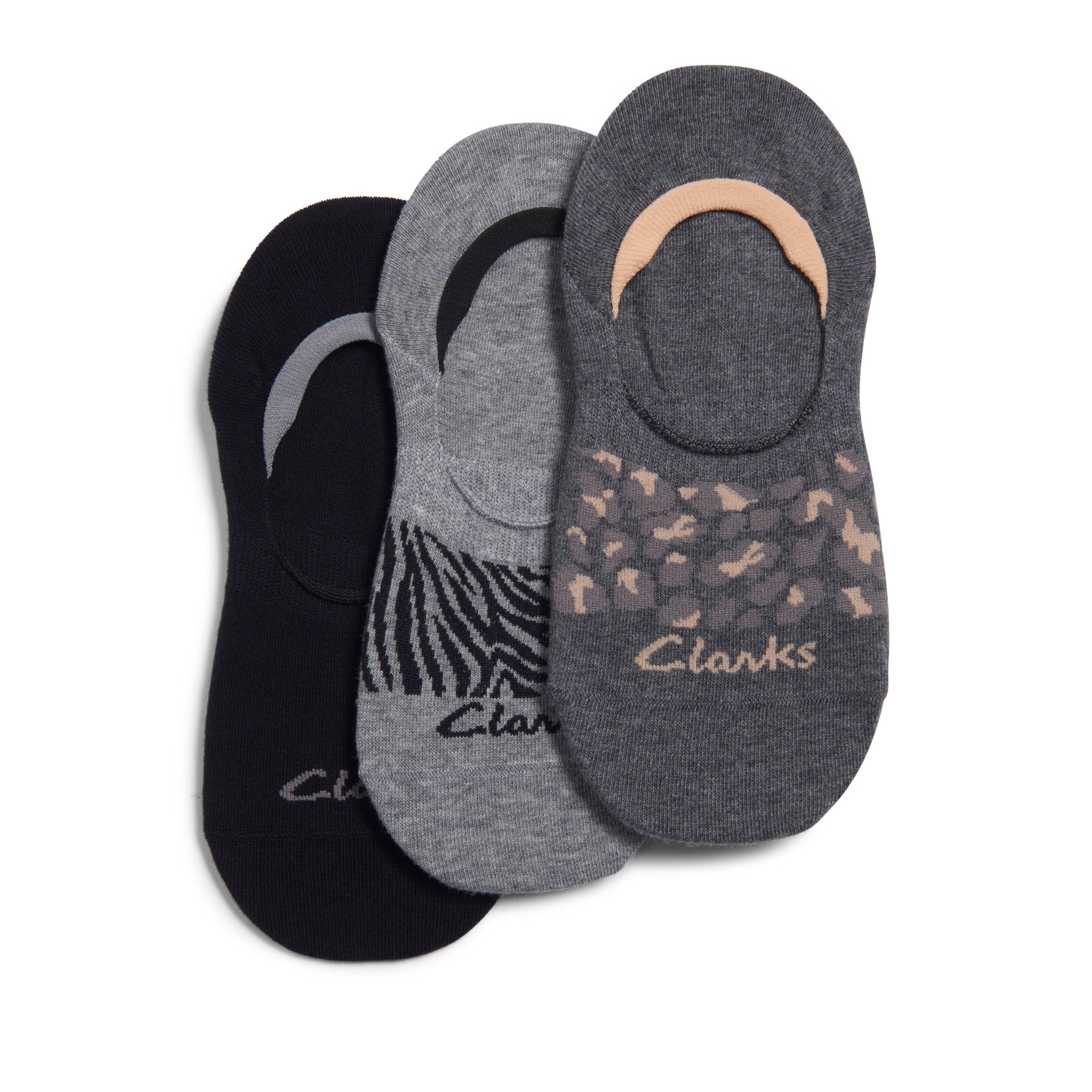 No-Show Casual Socks 3 Pack W