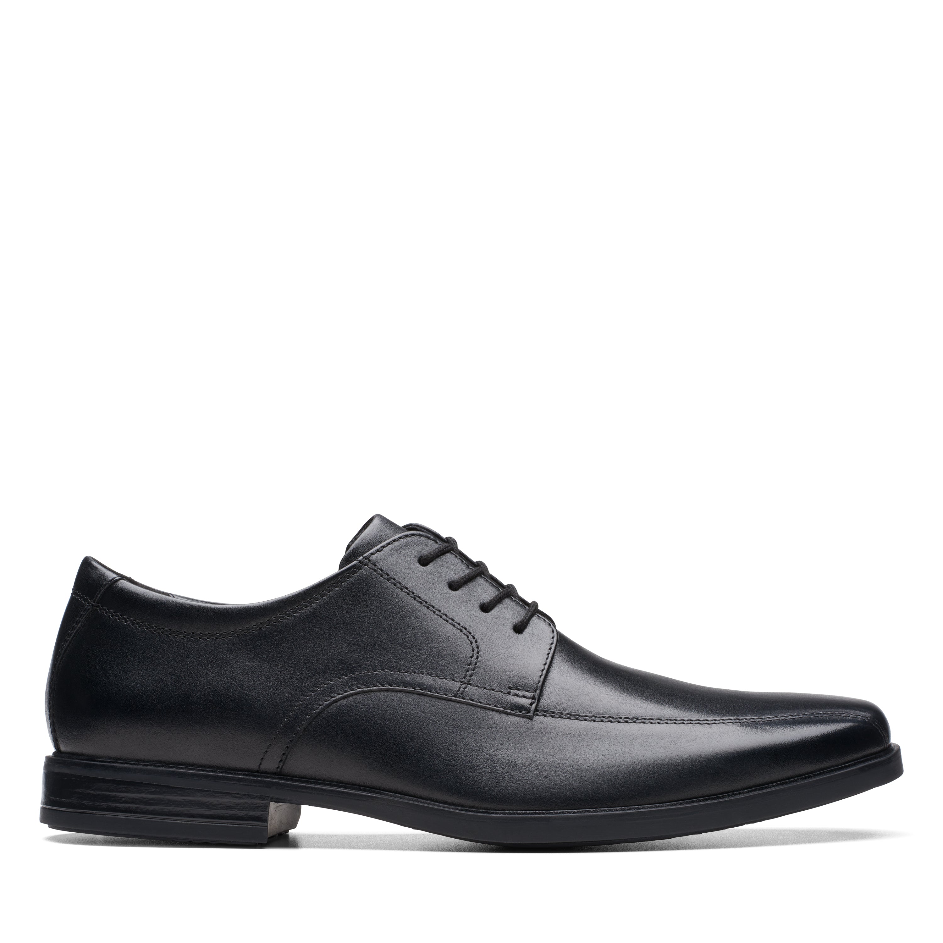 Clarks timeless cheap black leather