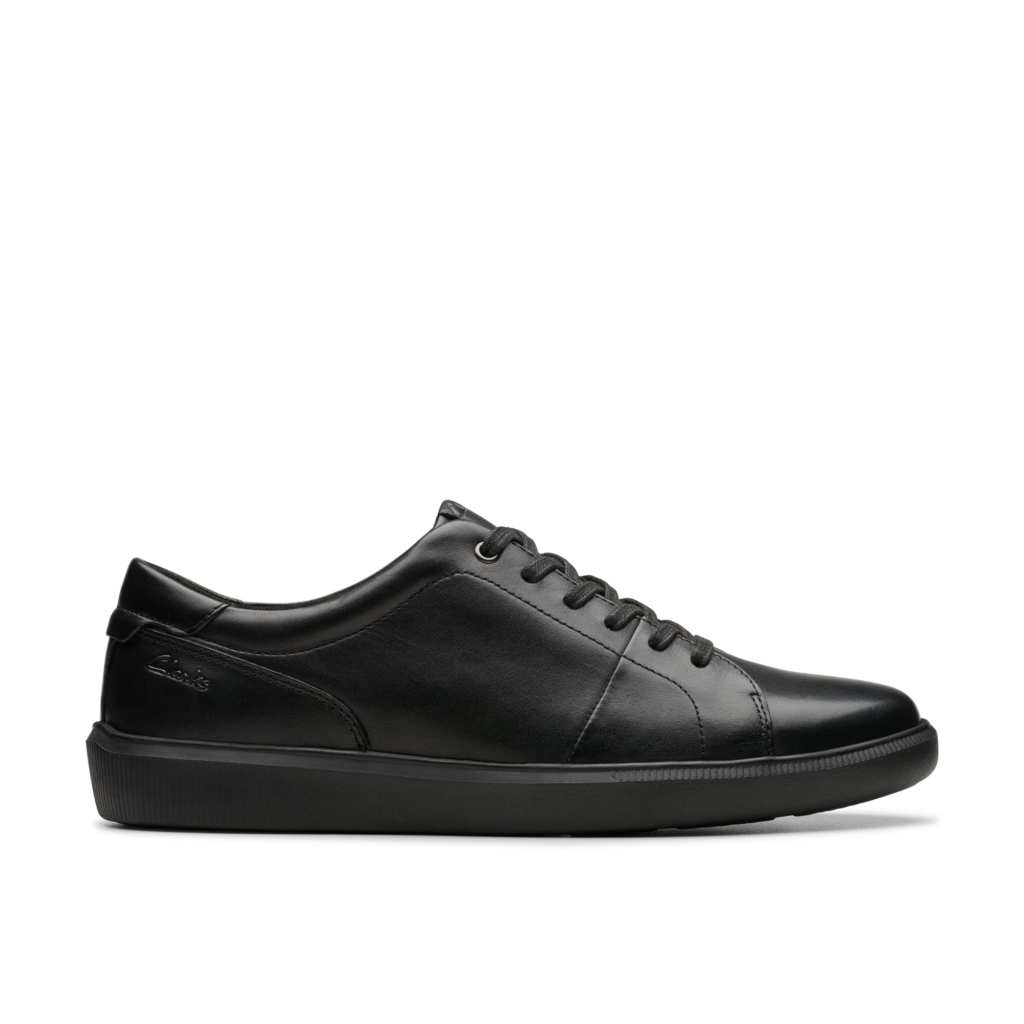 Clarks black casual shoes best sale