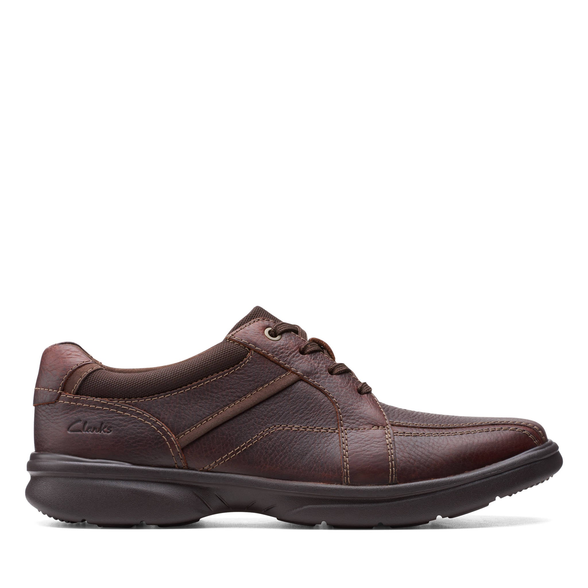 Mens clarks hot sale leather shoes