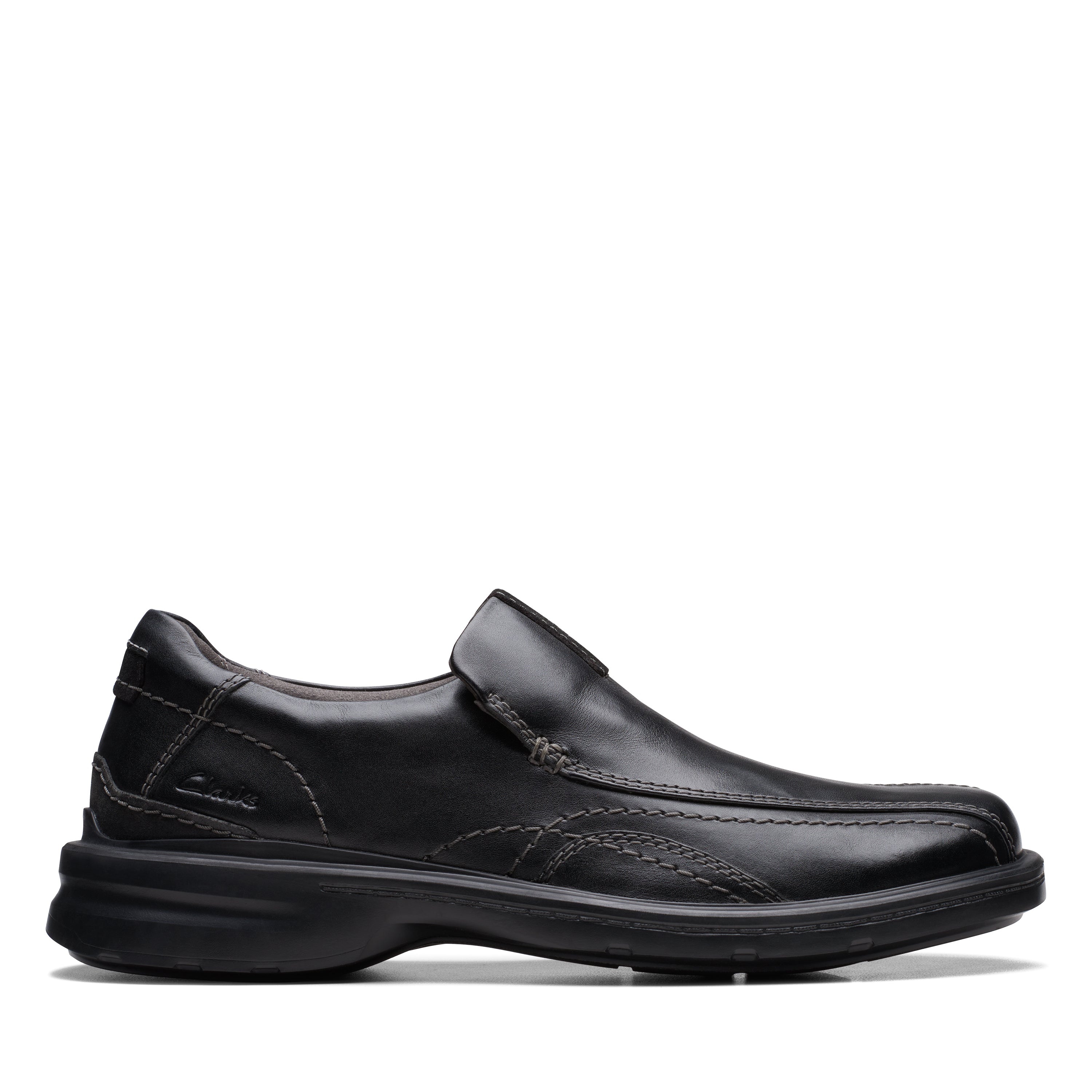 Mens black clearance slip on shoes