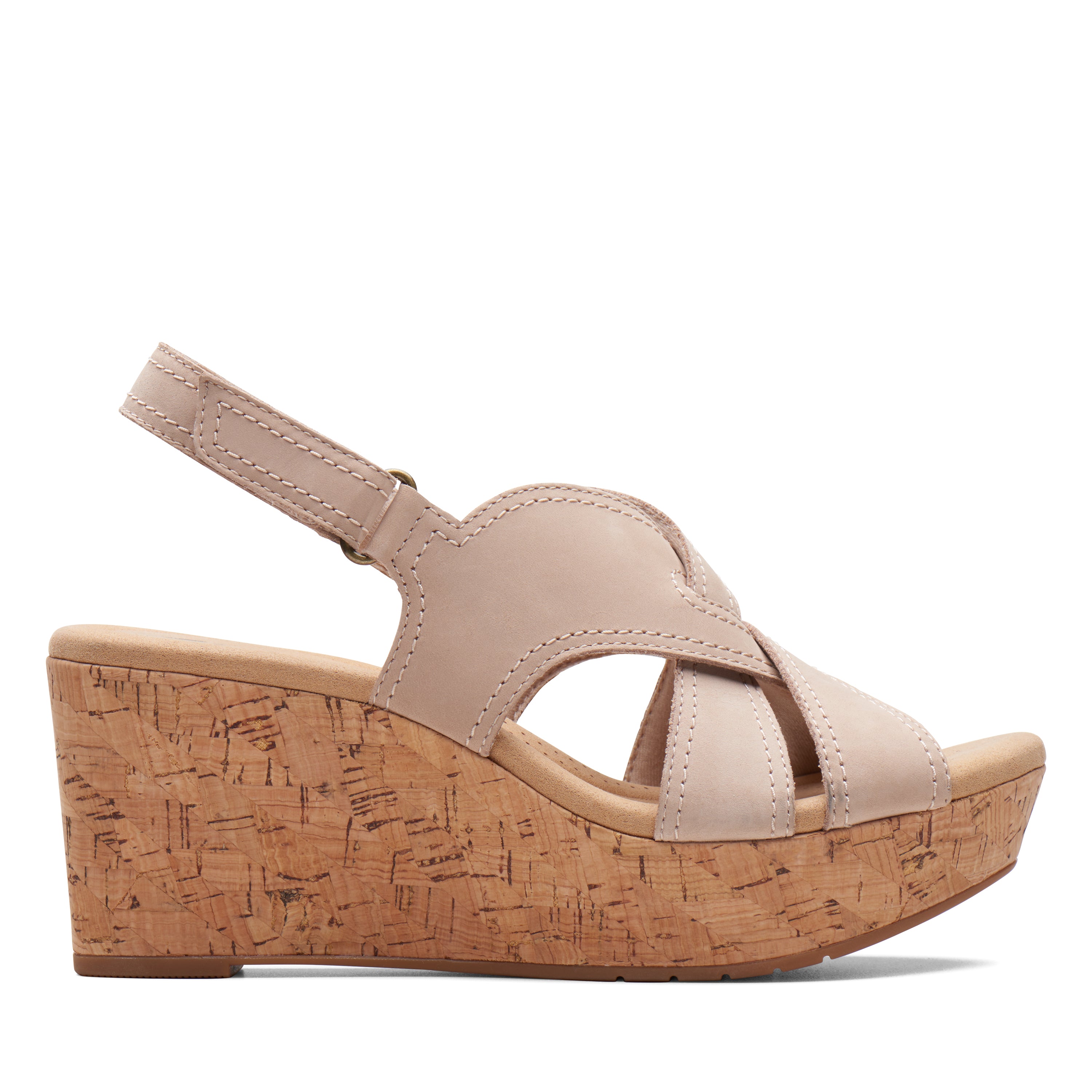 Clarks nude clearance wedges