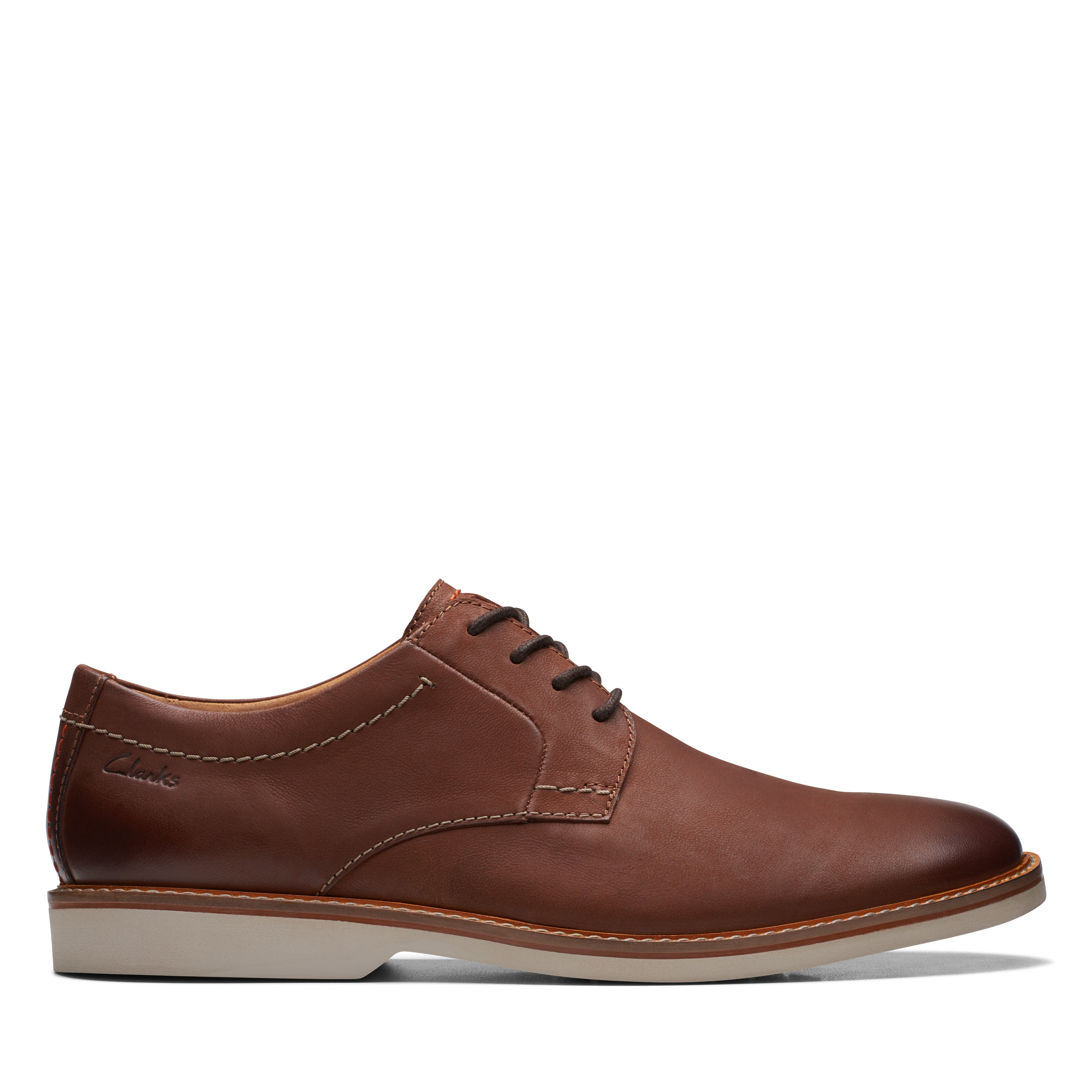 Mens clarks brown shoes Clearance