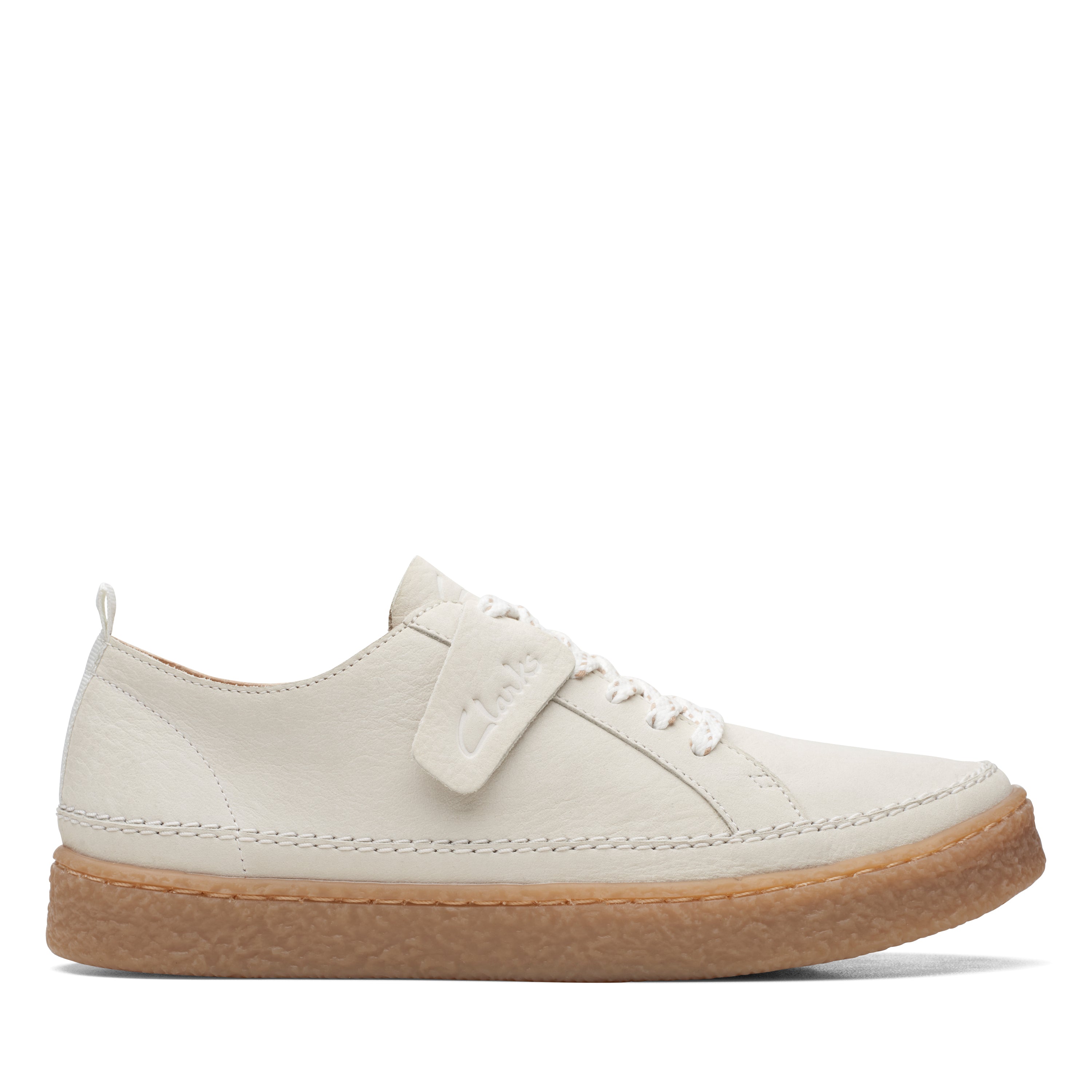 White clearance clarks weaver