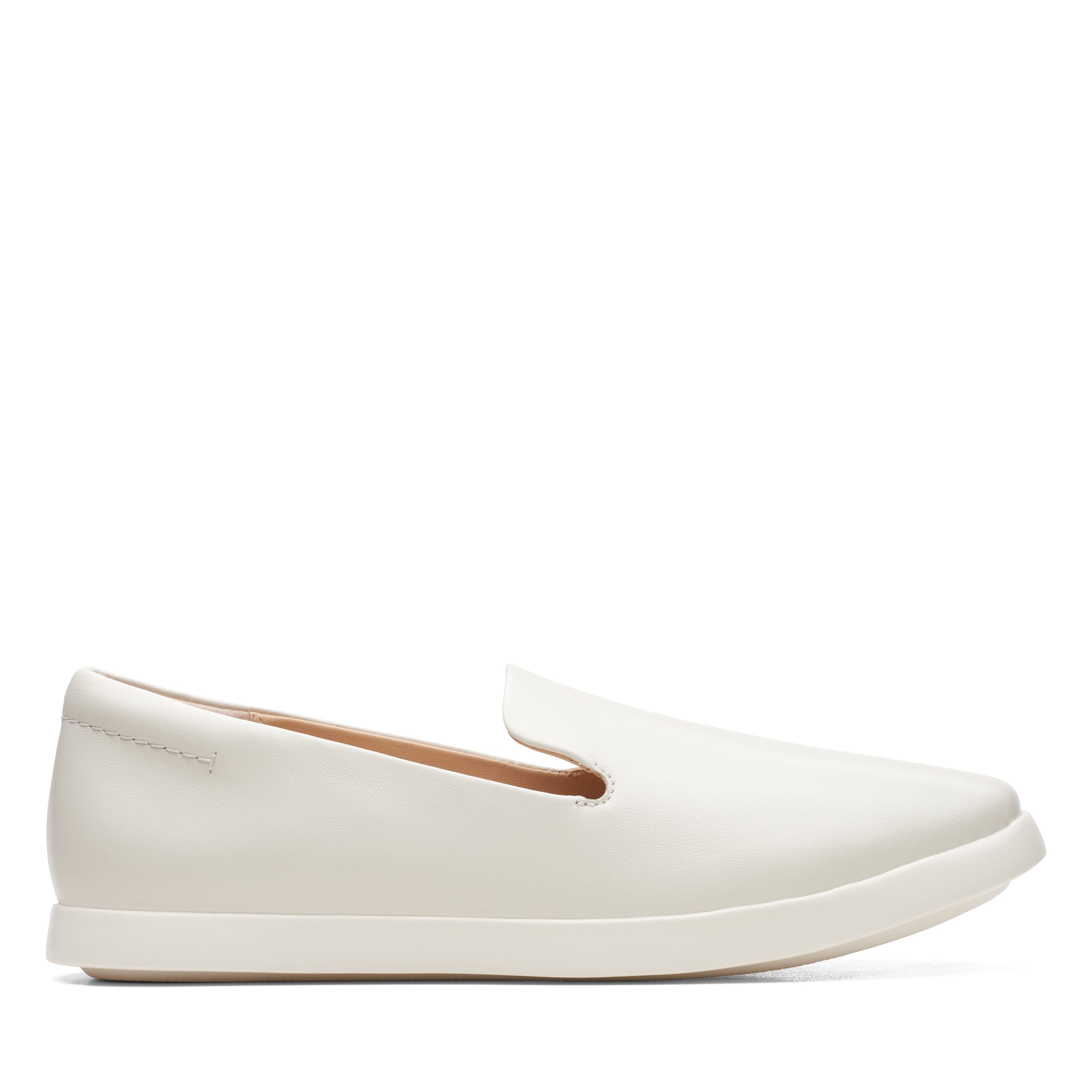 White leather slip ons on sale womens