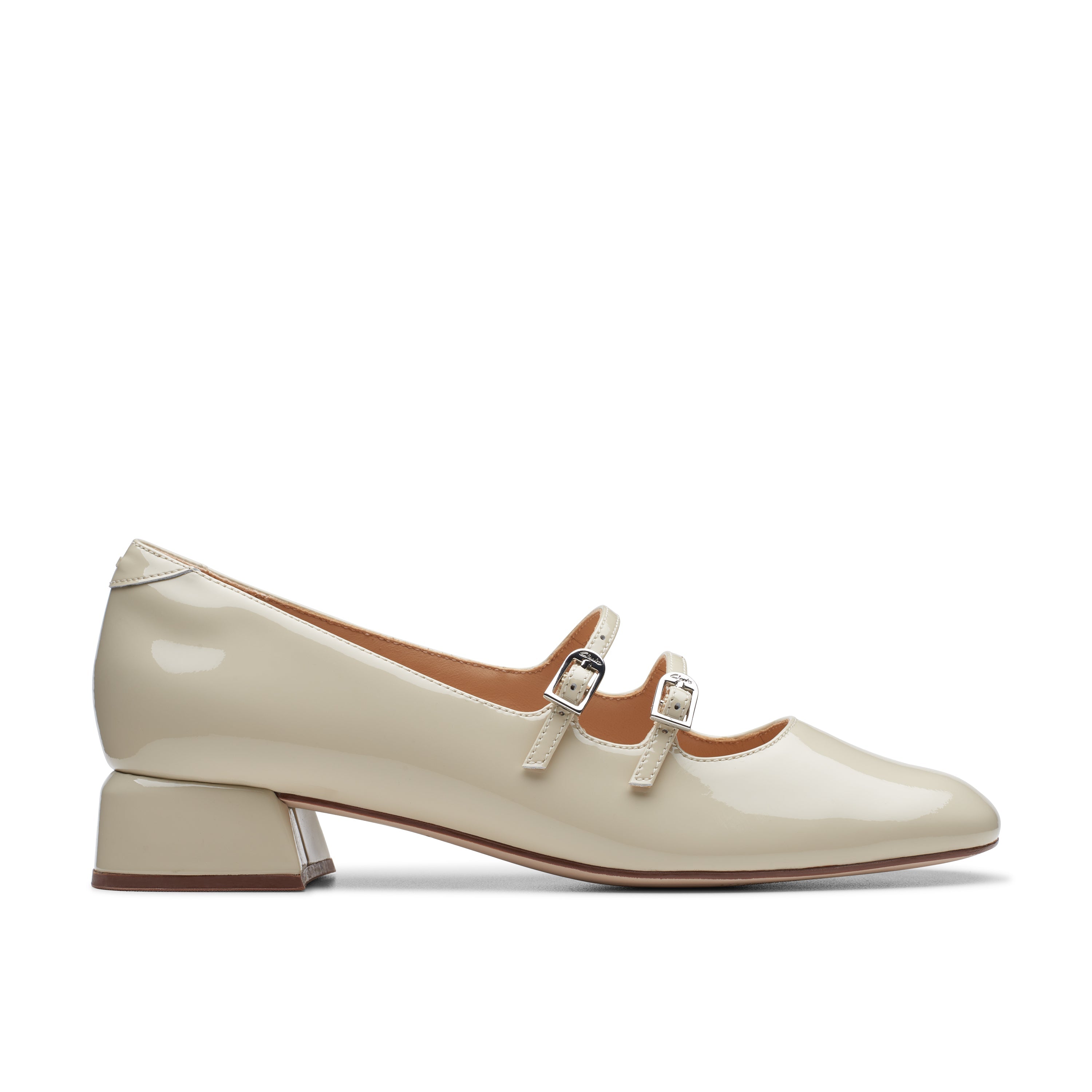 Clarks clearance white heels