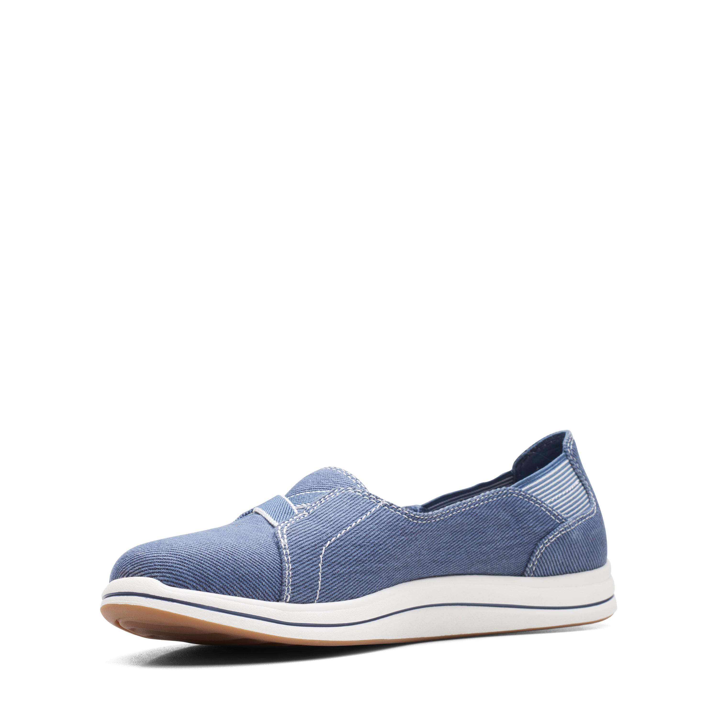 Clarks brinkley novel store wedge trainers