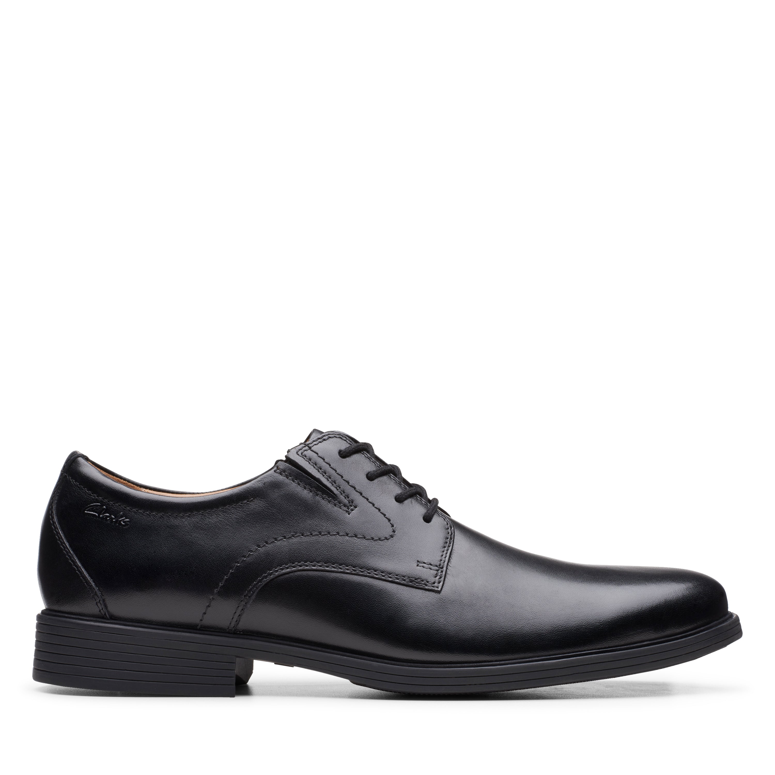 Mens clarks leather on sale shoes